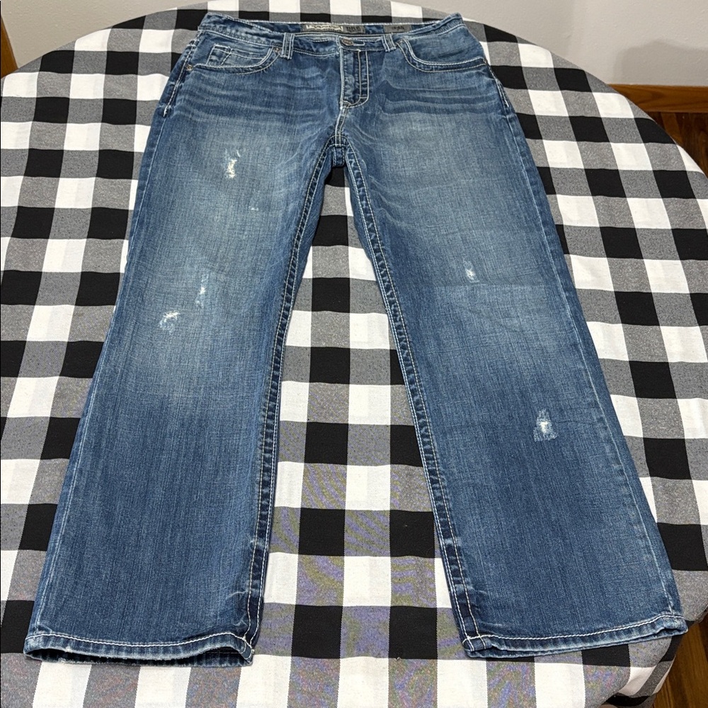 BKE Men's Straight Jeans - Blue
